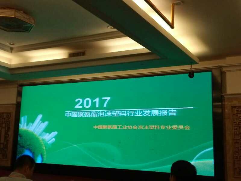 廊坊華宇應邀參加《第十五次聚氨酯泡沫塑料科研、生產、技術交流大會》